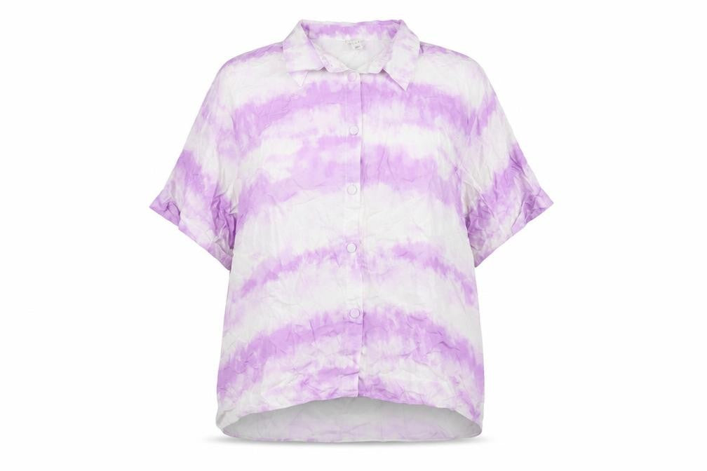 Front view of River Island Women’s Multicoloured, size UK 18, Button-Up Viscose Shirt
