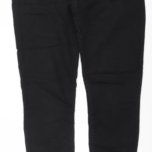 Salsa Women’s Black Skinny Jeans Size 12 Regular Fit Mid Rise