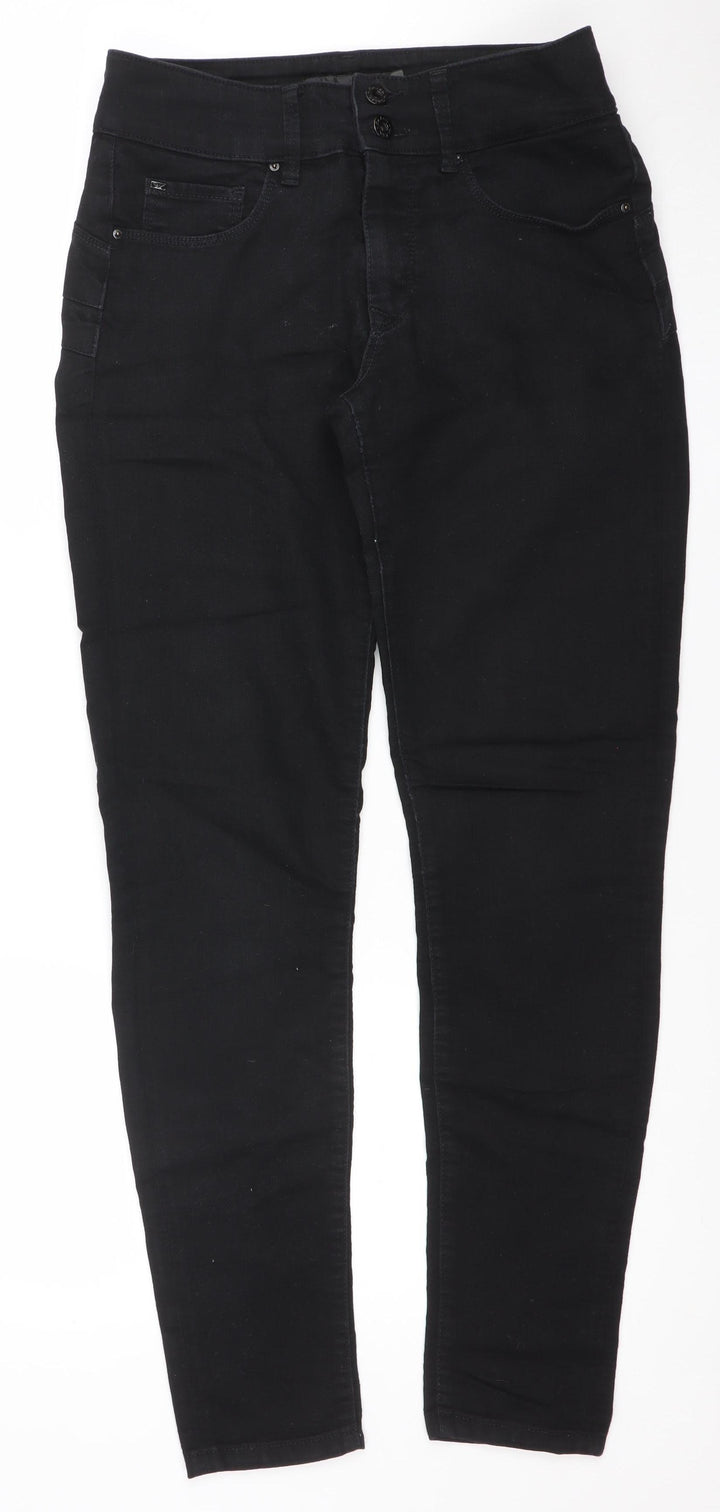 Salsa Women’s Black Skinny Jeans Size 12 Regular Fit Mid Rise
