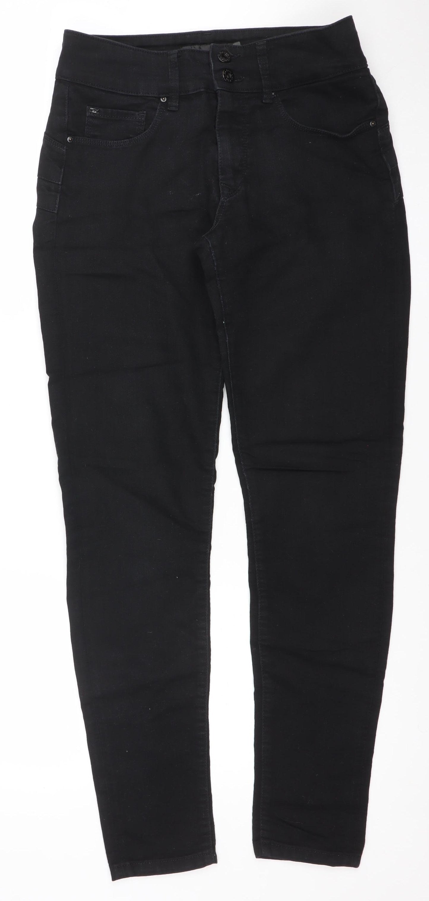 Salsa Women’s Black Skinny Jeans Size 12 Regular Fit Mid Rise