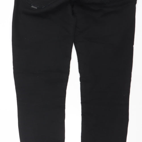 Salsa Women’s Black Skinny Jeans Size 12 Regular Fit Mid Rise
