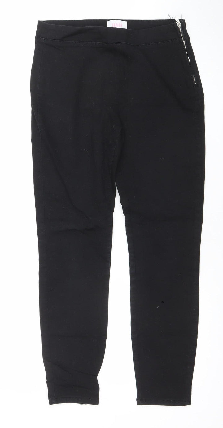 Savida Women’s Black Skinny Stretch Jeans Size 10 Ankle Zip