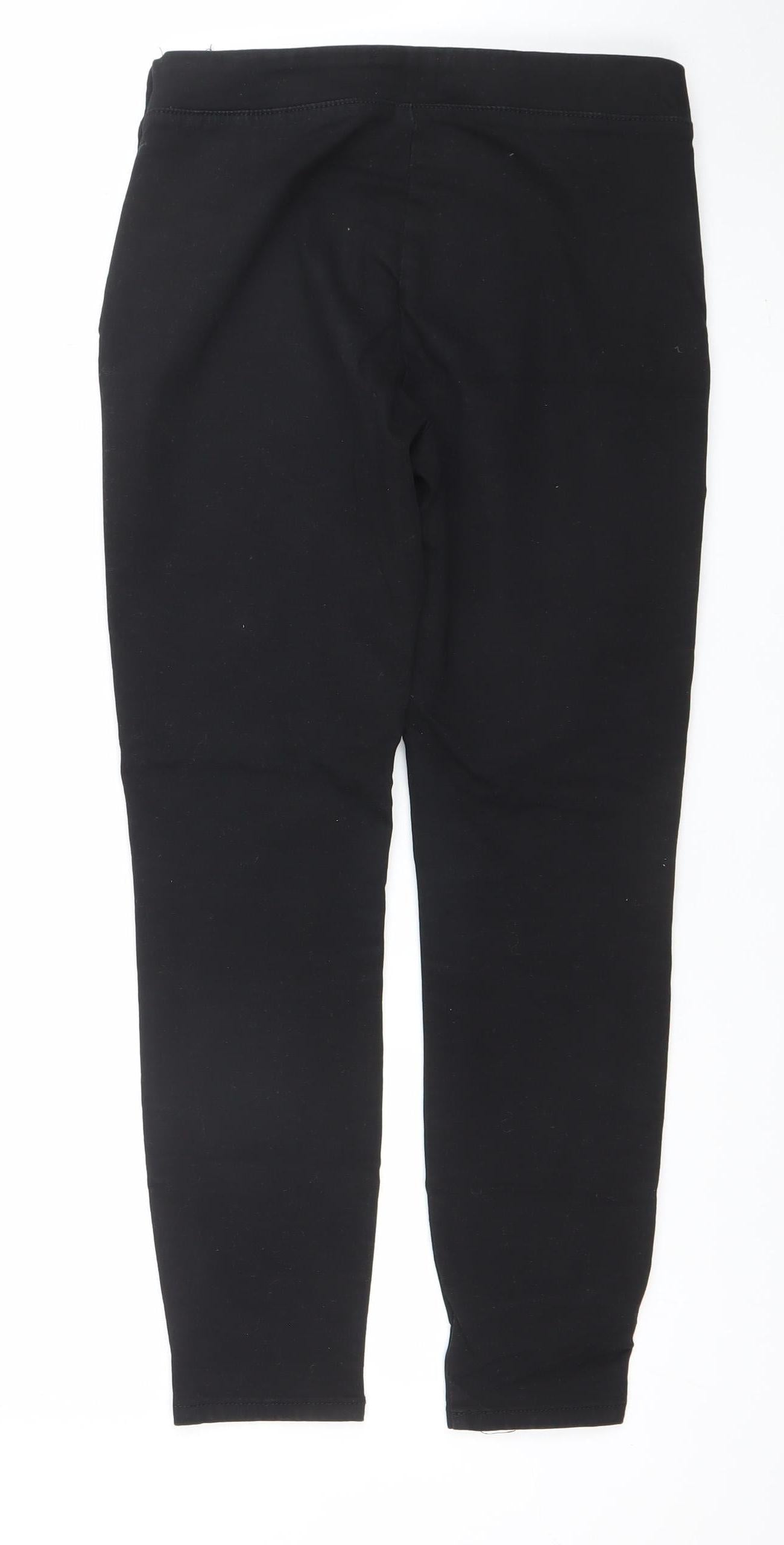 Savida Women’s Black Skinny Stretch Jeans Size 10 Ankle Zip