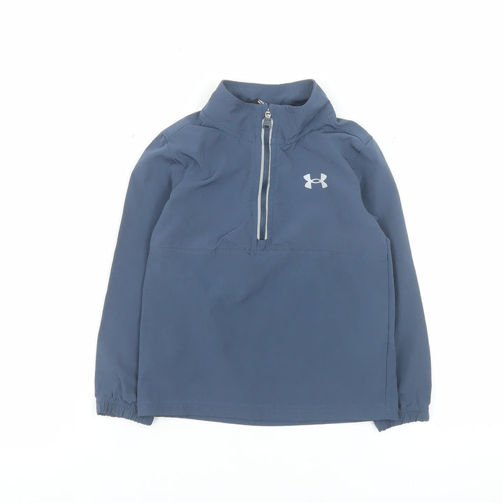 Under Armour Boys Blue 2-3 Years 1/4 Zip Sports Sweatshirt