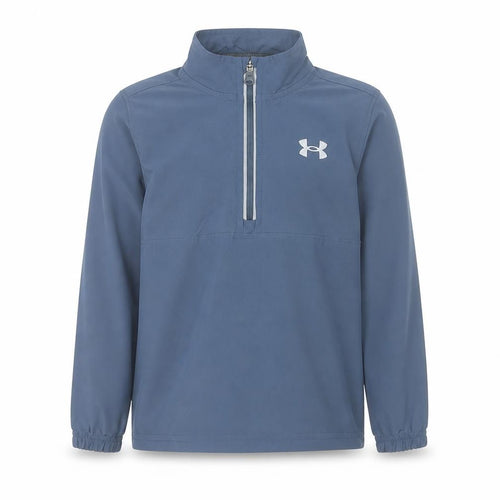 Under Armour Boys Blue 2-3 Years 1/4 Zip Sports Sweatshirt
