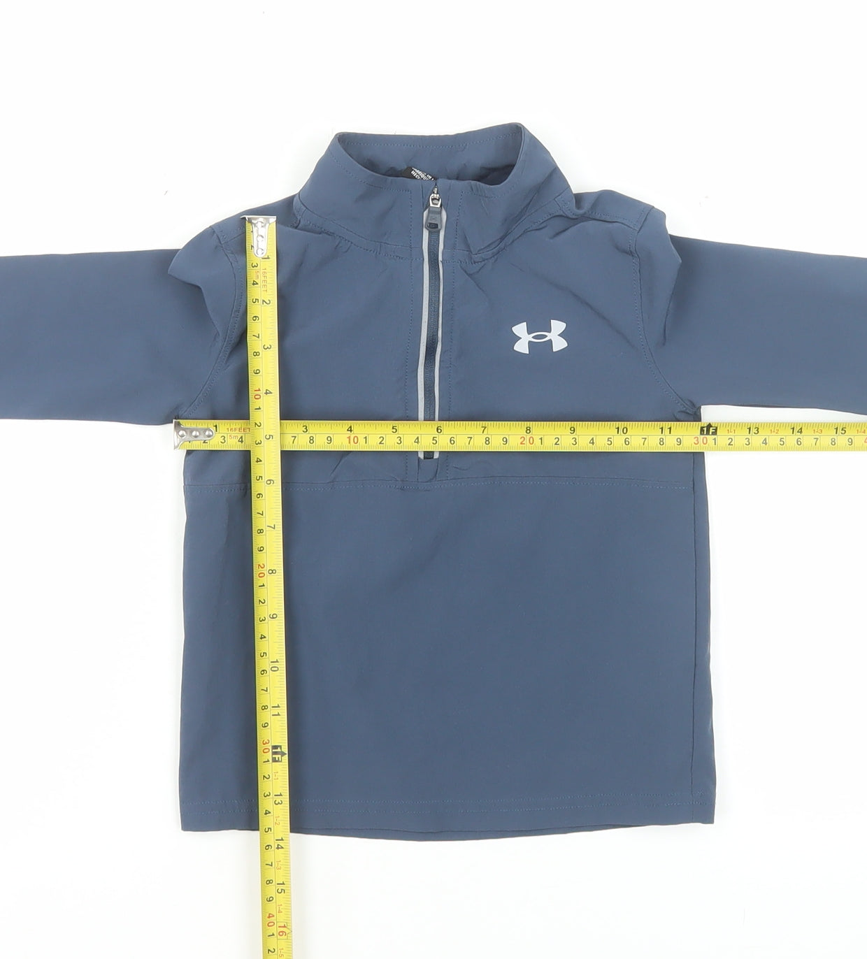 Under Armour Boys Blue 2-3 Years 1/4 Zip Sports Sweatshirt