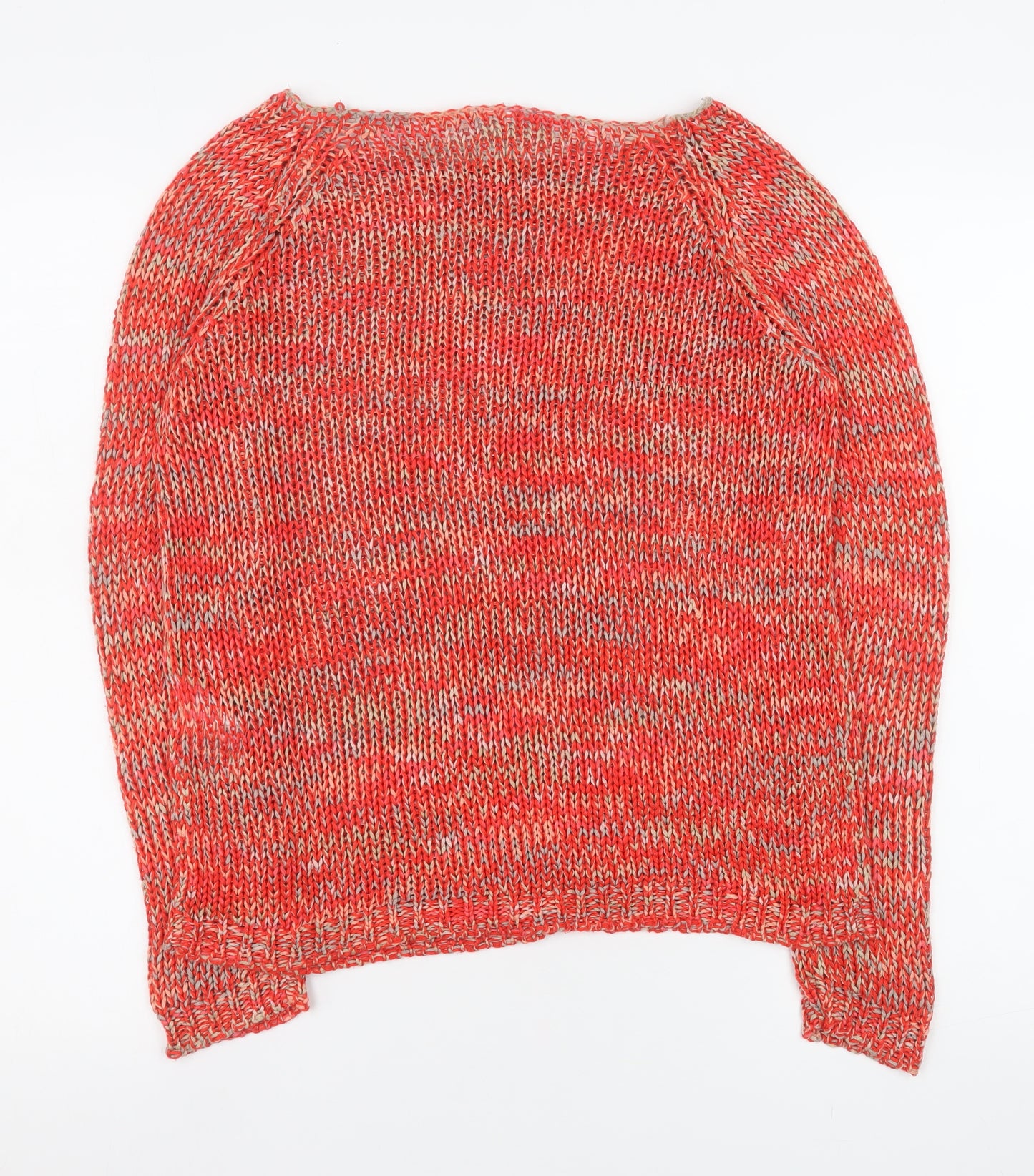 Vero Moda Women’s Red Acrylic Chunky Knit Jumper M Regular