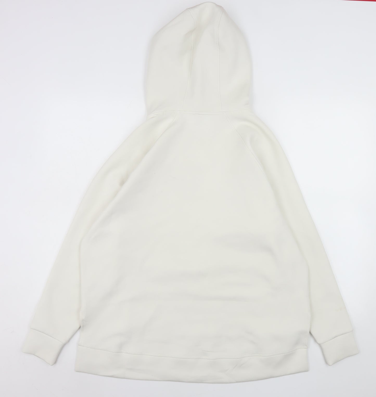 Marks & Spencer Men’s Ivory Pullover Hoodie L Regular Fit