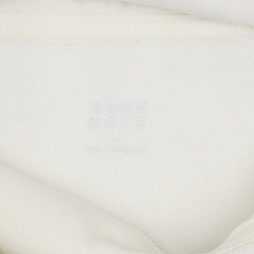 Marks & Spencer Men’s Ivory Pullover Hoodie L Regular Fit