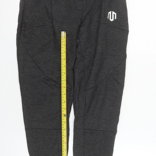 Morotai Men's Grey Slim Fit Jogger Trousers Size M