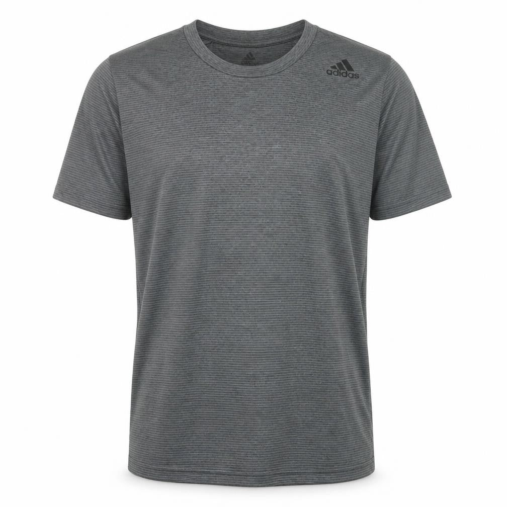 Adidas Mens Grey Small Training T-Shirt Climalite Athletic Fit