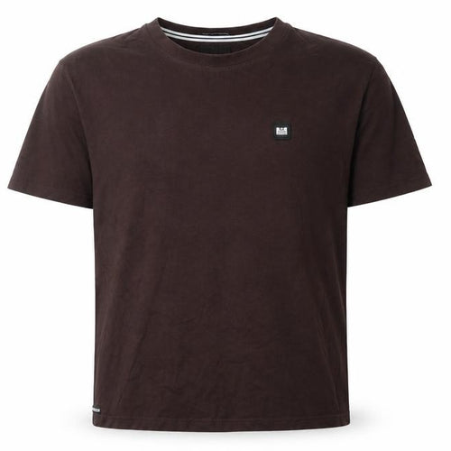 Weekend Offender Men's Brown Cotton Crew Neck T-Shirt Size L