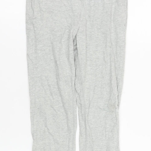 GAP Boys Grey Cotton Jogger Trousers 5 Years Elastic Waist Casual