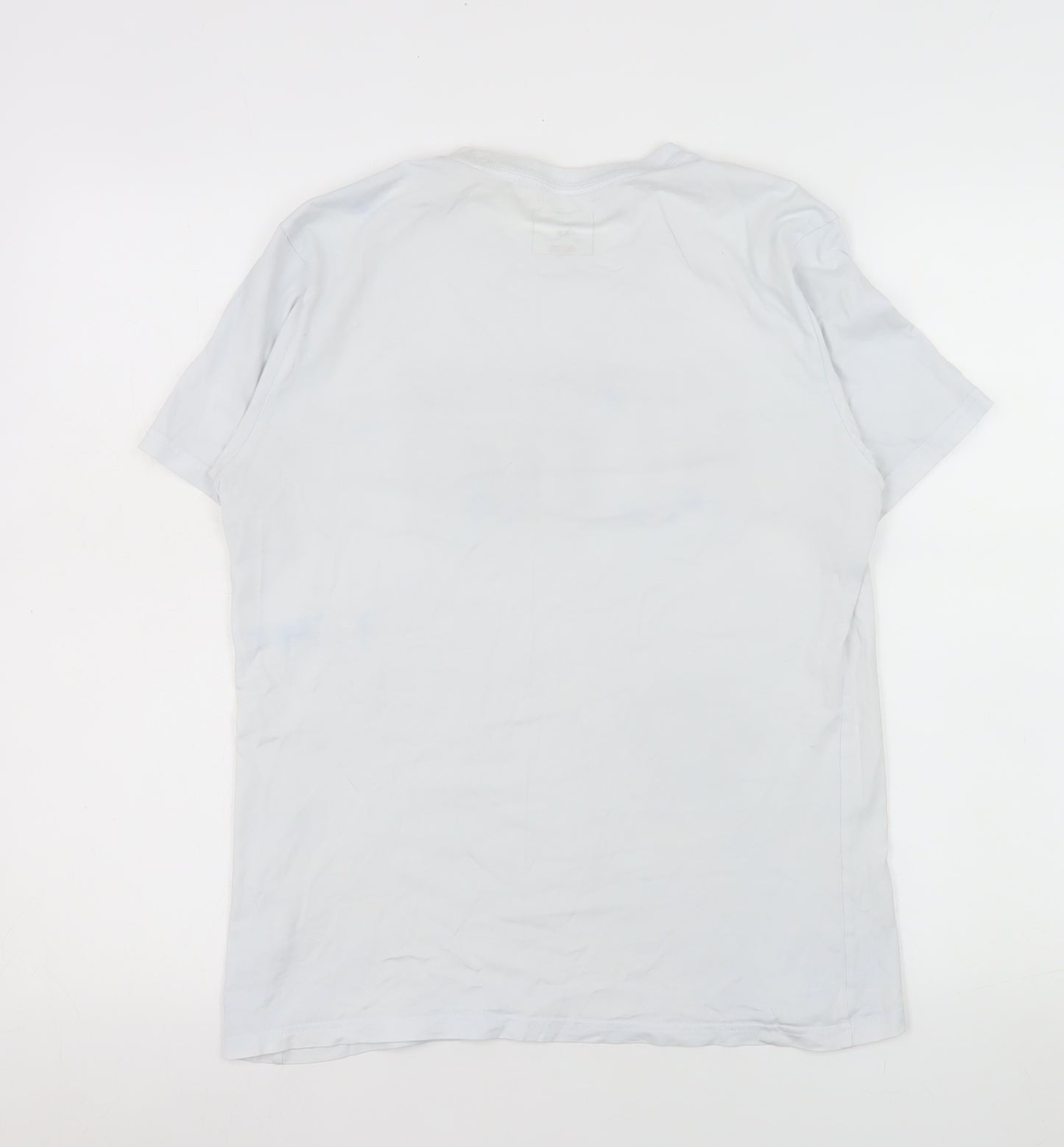 Converse Men’s White All Star Graphic T-Shirt XS Crew Neck Cotton