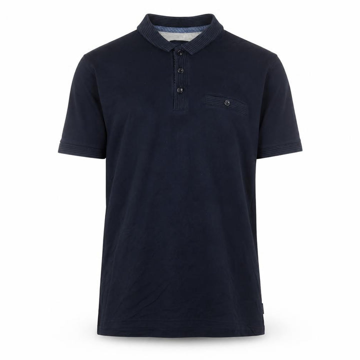Ted Baker Men's Blue Short Sleeve Cotton Polo Shirt Size S