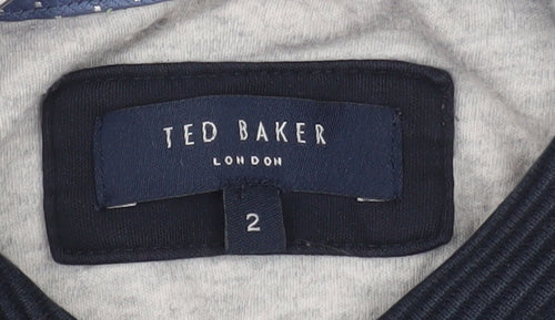 Ted Baker Men's Blue Short Sleeve Cotton Polo Shirt Size S