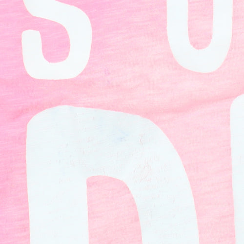 Superdry Sport Women's Pink Long Sleeve Jersey T-Shirt Size M