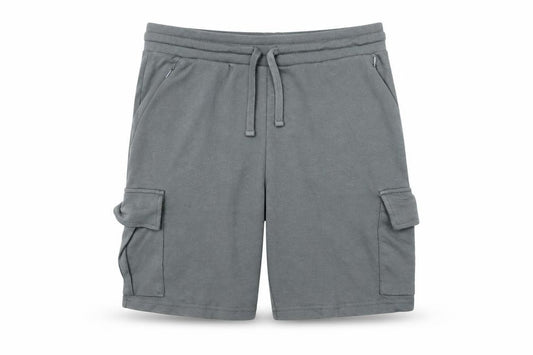 Bee Inspired Men's Grey Cotton Athletic Sweat Shorts Size L