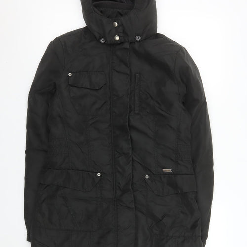 Hilfiger Denim Men's Black Hooded Parka Jacket Size M