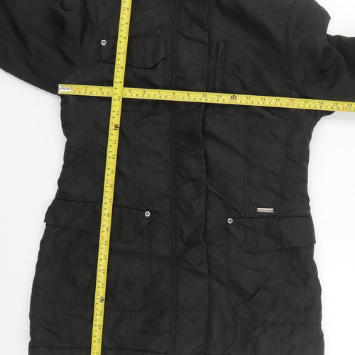 Hilfiger Denim Men's Black Hooded Parka Jacket Size M