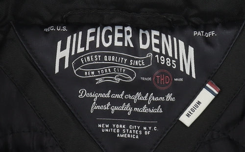 Hilfiger Denim Men's Black Hooded Parka Jacket Size M
