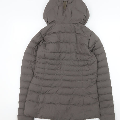 Sprayway Women Brown Puffer Jacket Size 8 Hooded Down Warm Coat