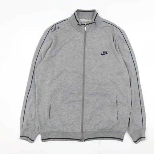 Nike Mens Grey 2XL Full Zip Sportswear Track Jacket