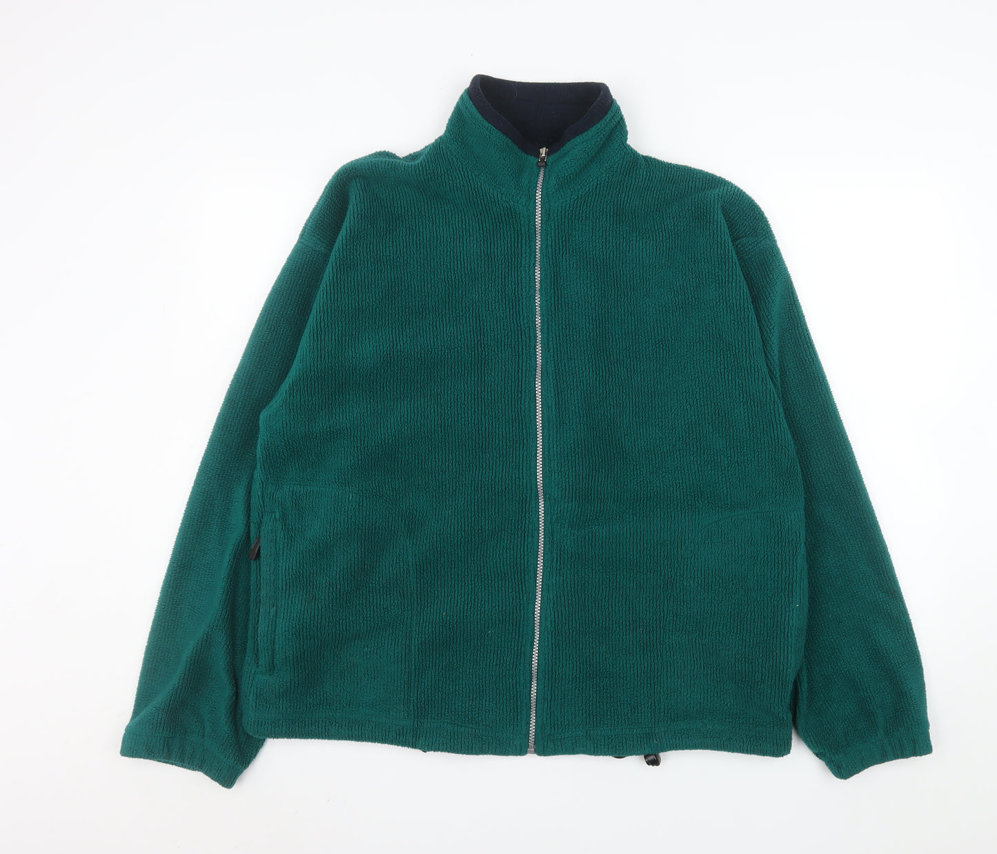 Antartex Men’s Green Fleece Full Zip Outdoor Jacket Size M