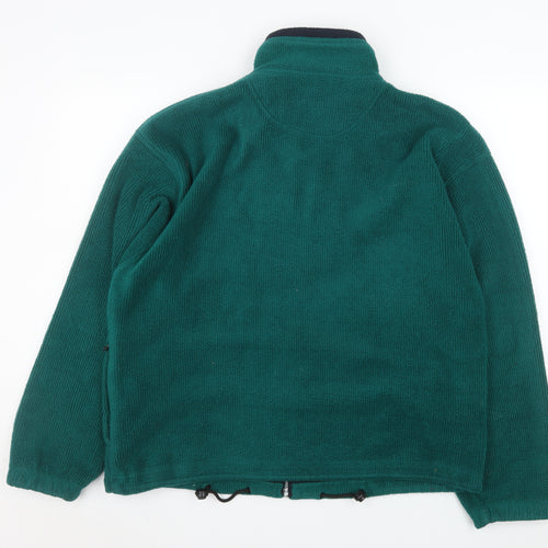 Antartex Men’s Green Fleece Full Zip Outdoor Jacket Size M