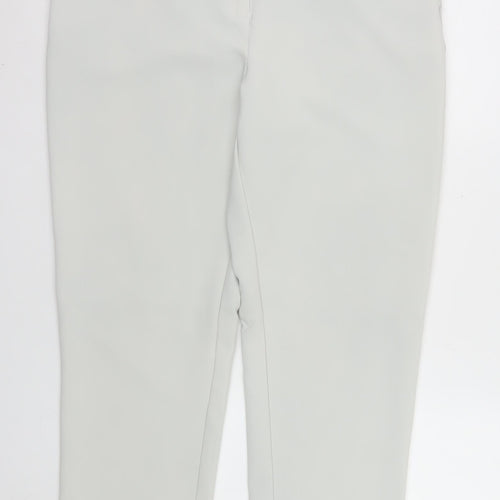 Gallery Women Ivory Chino Slim Trousers UK 14