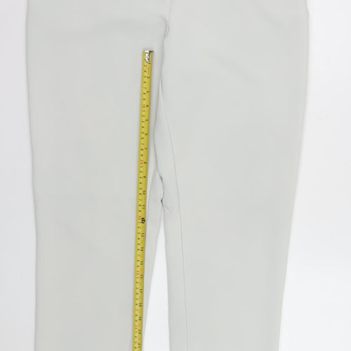 Gallery Women Ivory Chino Slim Trousers UK 14