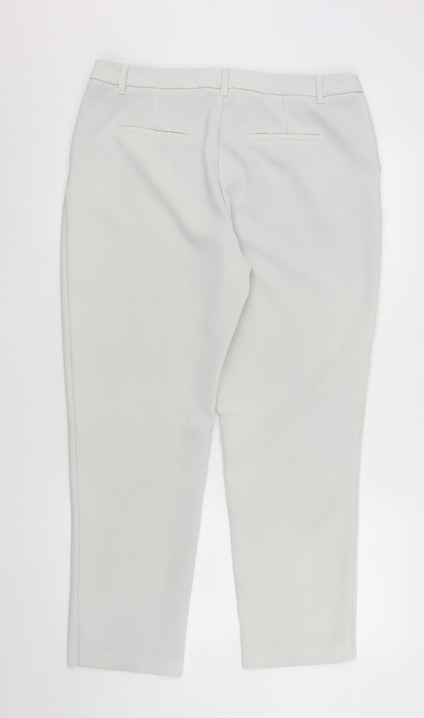 Gallery Women Ivory Chino Slim Trousers UK 14