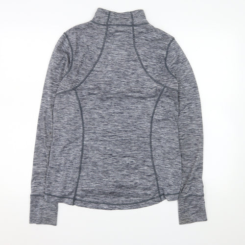 St. Bernard Women's Grey Marl Full Zip Activewear Jacket Size 12