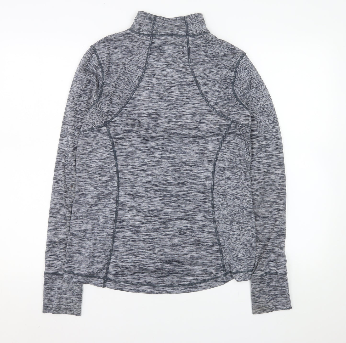 St. Bernard Women's Grey Marl Full Zip Activewear Jacket Size 12