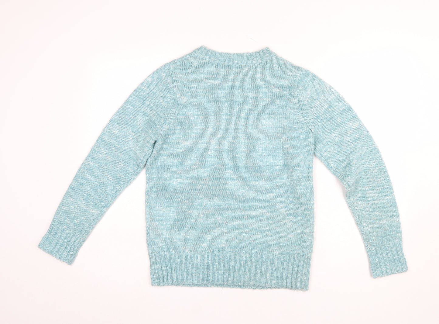 Papaya Women’s Blue Knit Pullover Jumper Size S Crew Neck