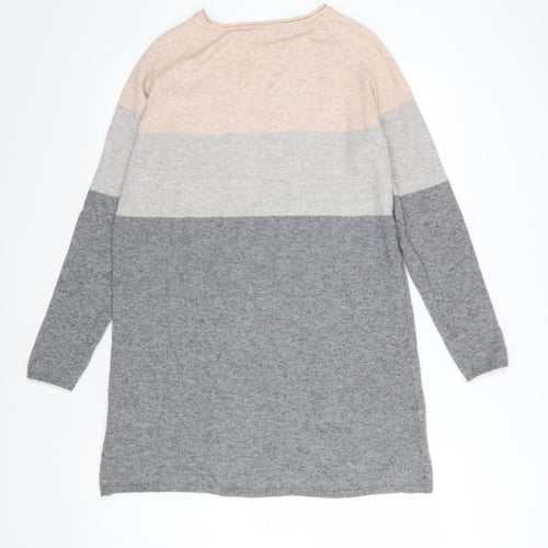 ONLY Womens Multicoloured Striped Pullover Jumper M