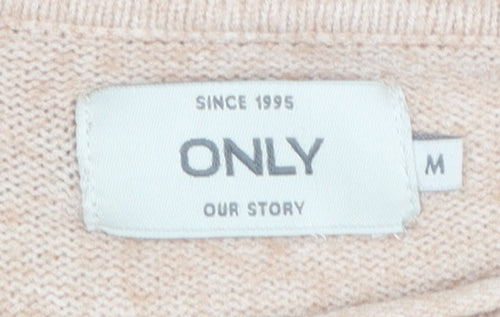 ONLY Womens Multicoloured Striped Pullover Jumper M