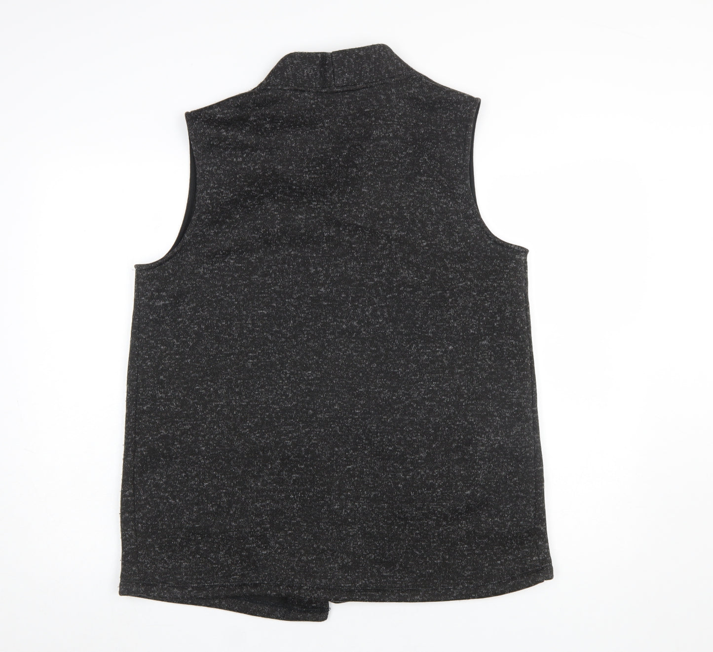 Tigi Womens Grey Sleeveless Knit Vest Size 14 Regular Fit