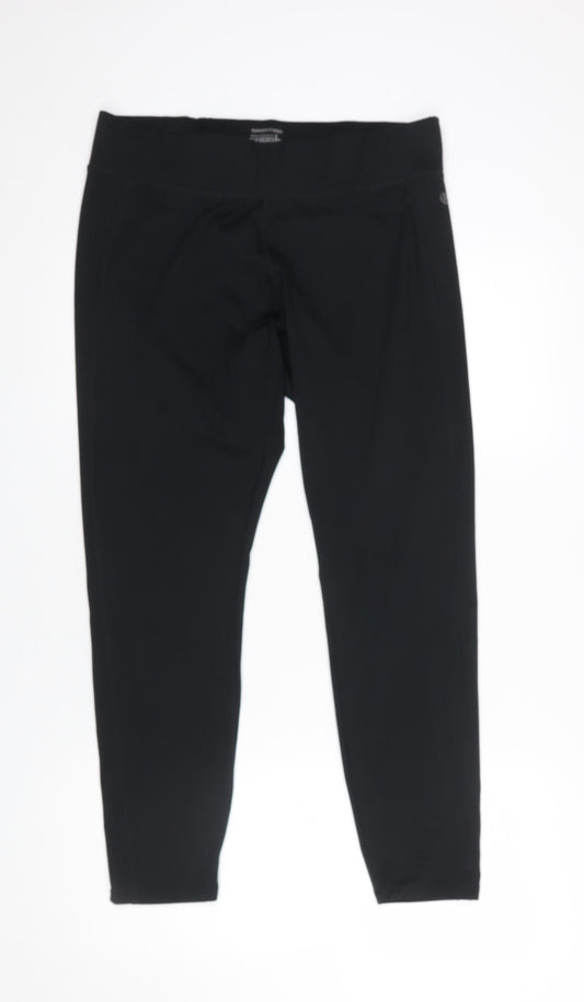 Dunnes Stores Women Black L Performance Leggings