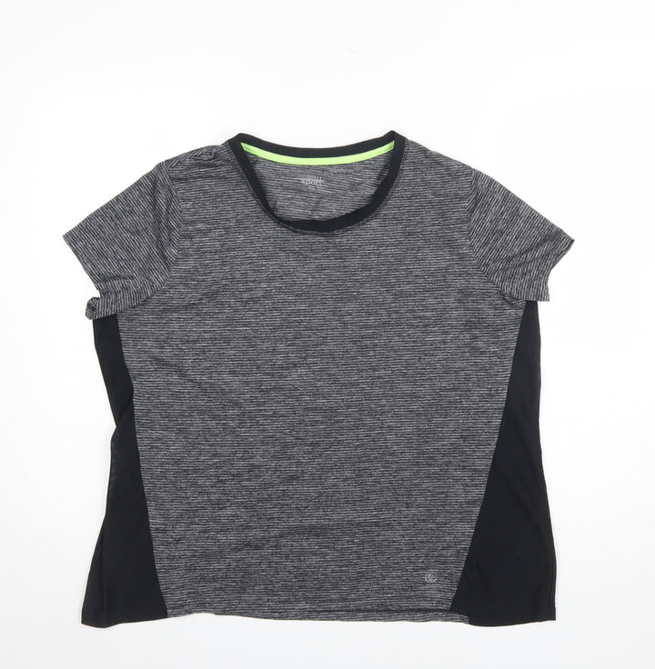 St. Bernard for Dunnes Stores Womens Grey XL Active Fit T-Shirt