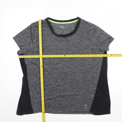 St. Bernard for Dunnes Stores Womens Grey XL Active Fit T-Shirt