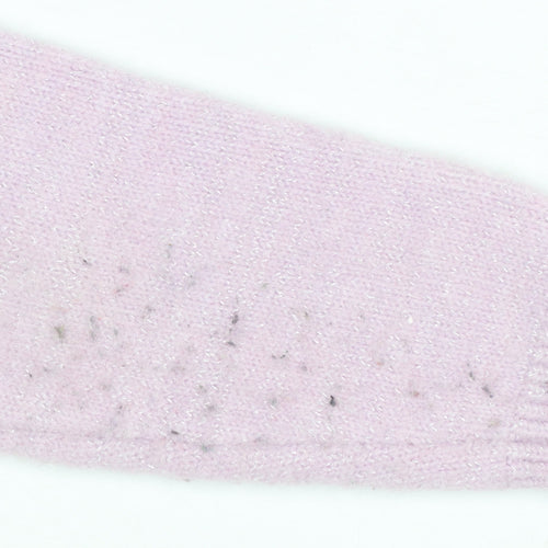 Primark Girls Pink Unicorn Sequin Jumper Dress 6-7 Years Long Sleeve Knit