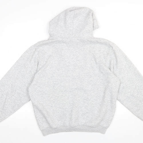 PrettyLittleThing Women’s Grey Pullover Hoodie Size M Cotton Blend