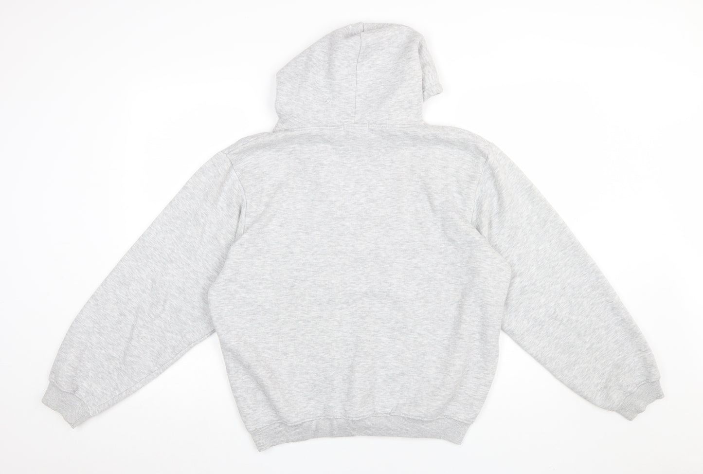 PrettyLittleThing Women’s Grey Pullover Hoodie Size M Cotton Blend