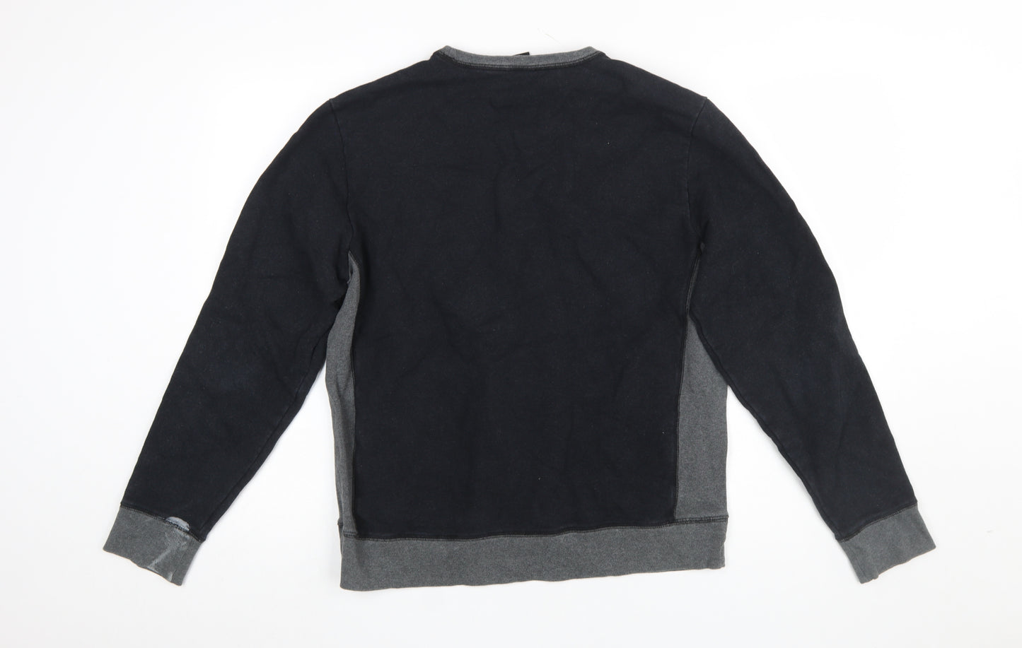 Victorinox Men's Black Crew Neck Pullover Sweatshirt Size L Slim Fit