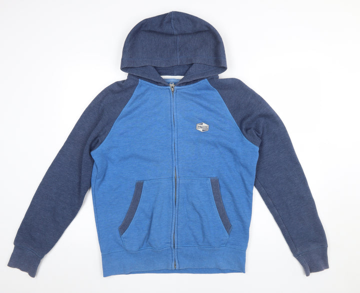 Saltrock Mens Blue Full Zip Hoodie Size S