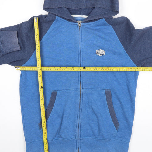 Saltrock Mens Blue Full Zip Hoodie Size S