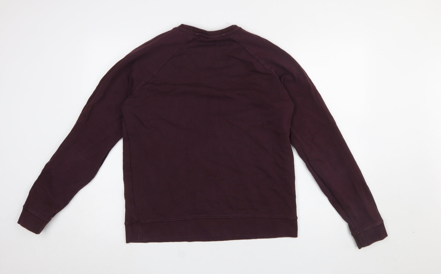ASOS Men's Purple Crew Neck Cotton Sweatshirt Size L Regular Fit