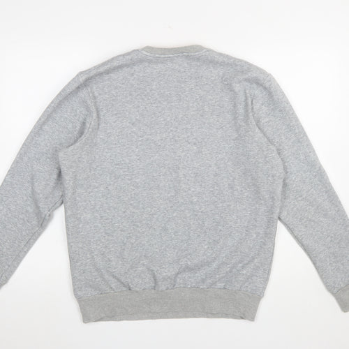 Blue Star Men's Grey Crew Neck Pullover Sweatshirt Size L