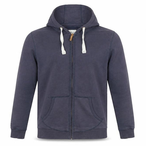 Fat Face Men's Blue Full Zip Hoodie Size M Cotton Blend